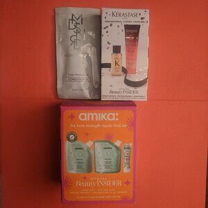 Kerastase Night Serum Hair Oil + Amica Kure Strength Repair Shampoo Conditioner